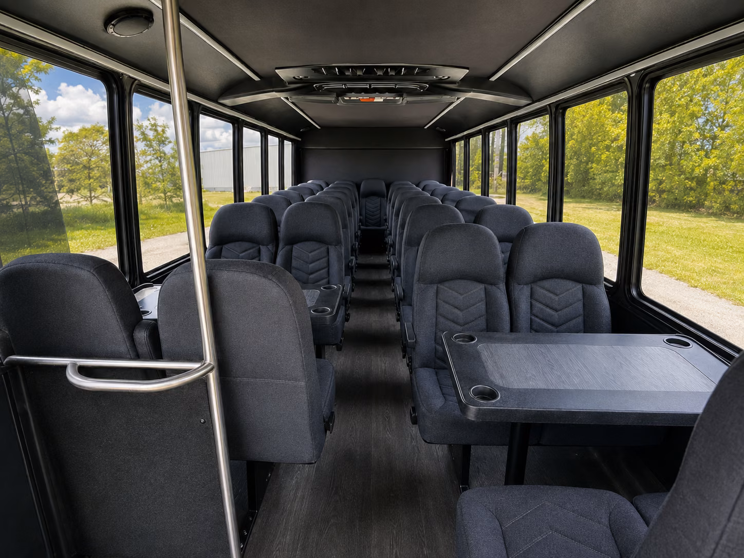 bakersfield 20 passenger minibus inside