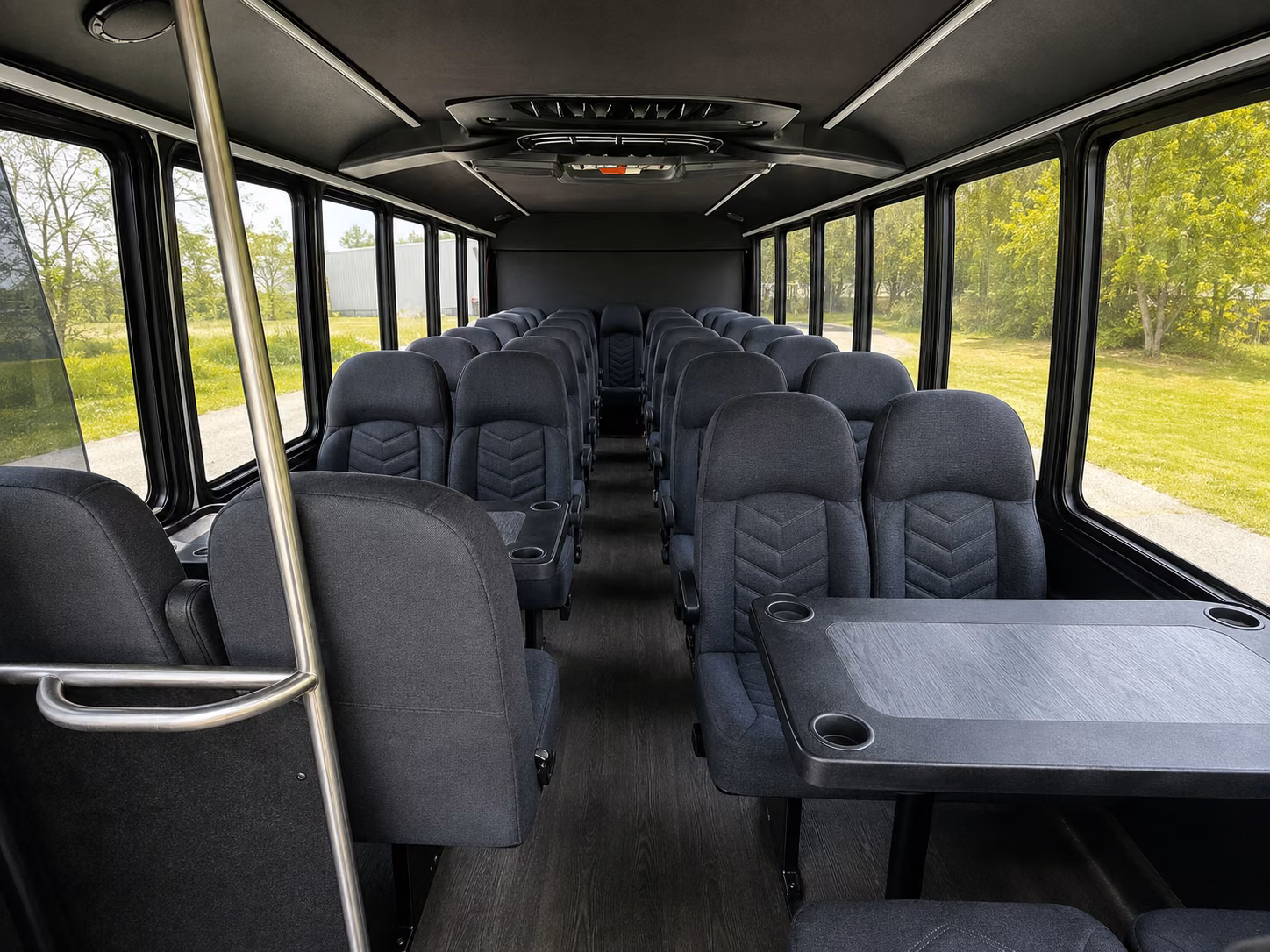 bakersfield 20 passenger minibus interior