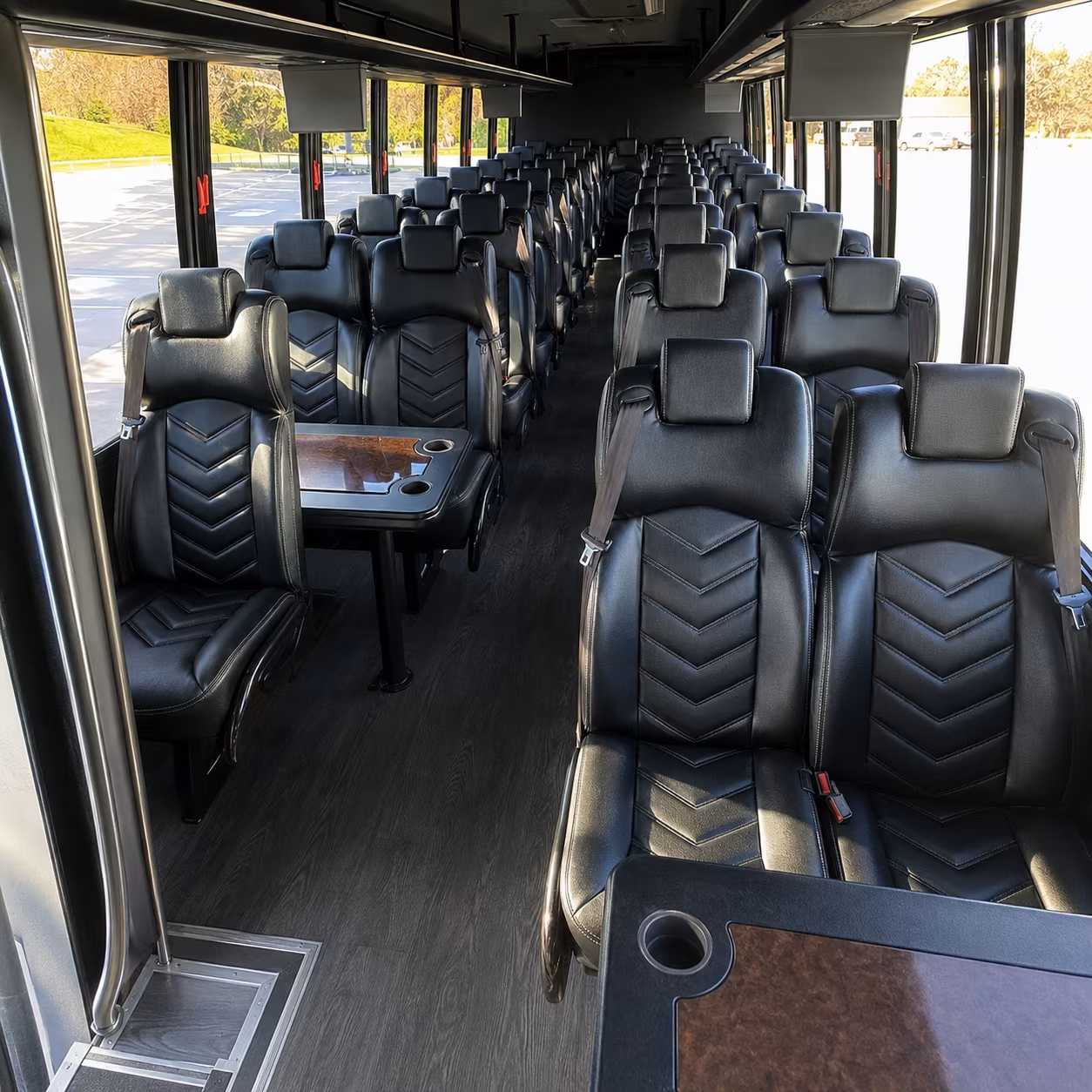 bakersfield 25 passenger minibus inside