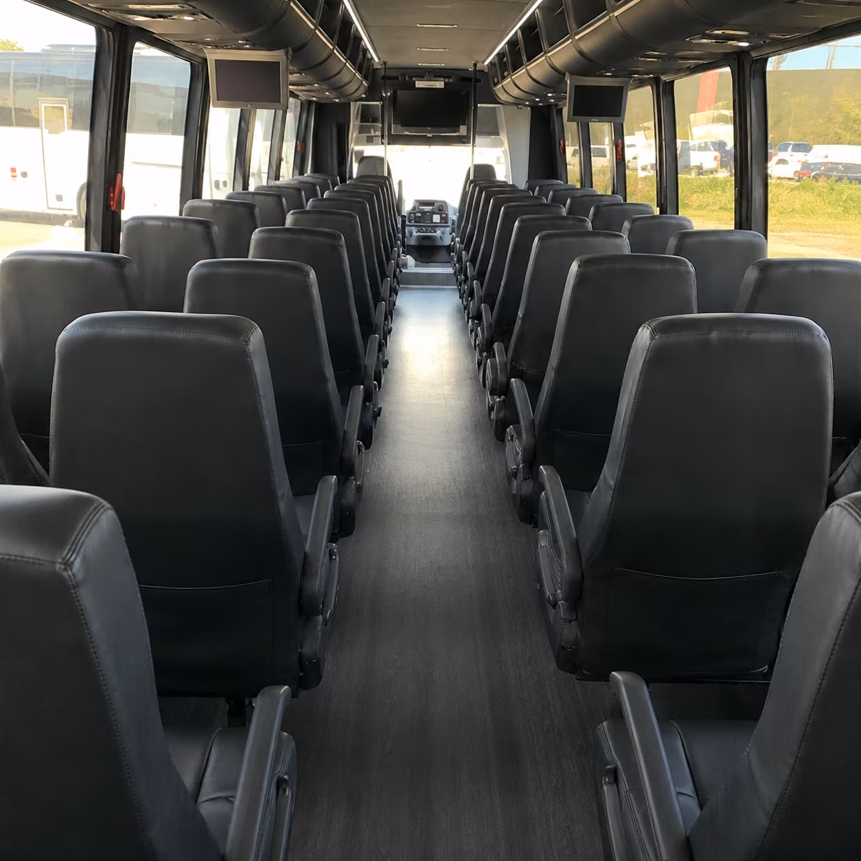 bakersfield 30 passenger minibus inside
