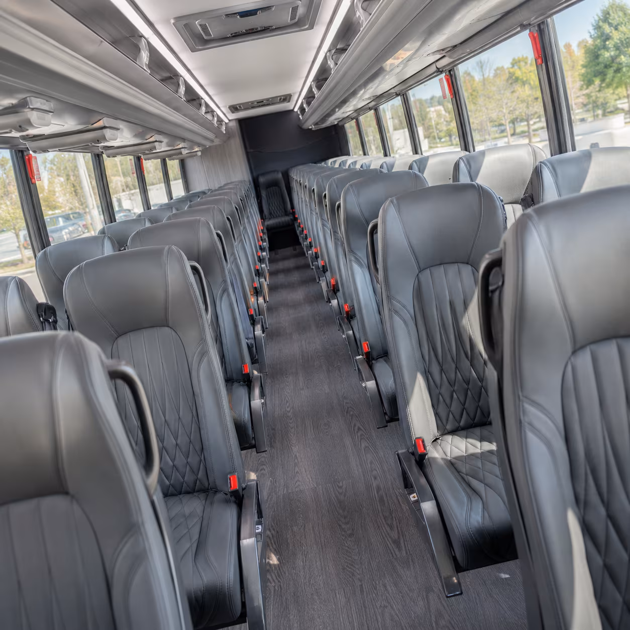 bakersfield 30 passenger minibus interior