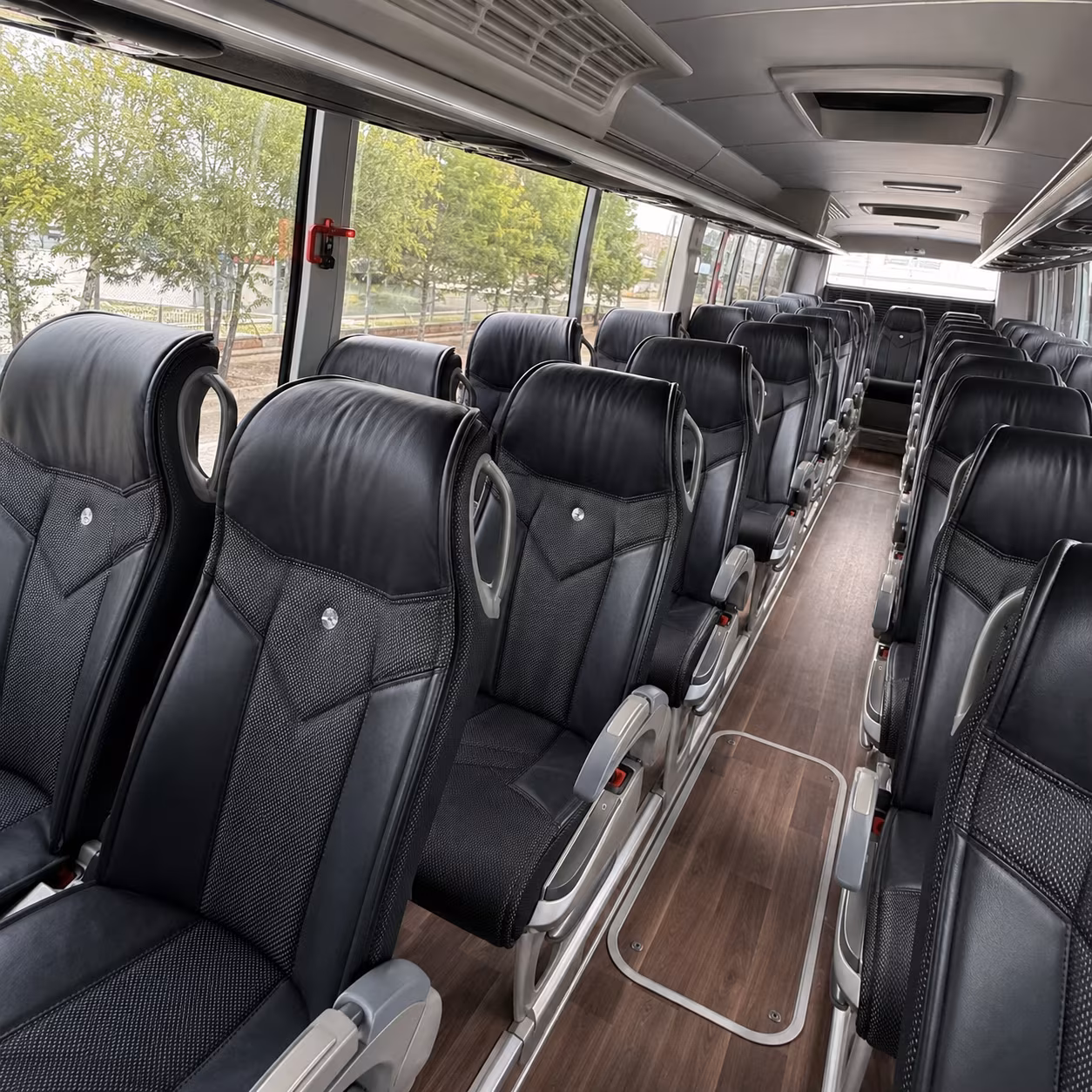 bakersfield charter bus inside