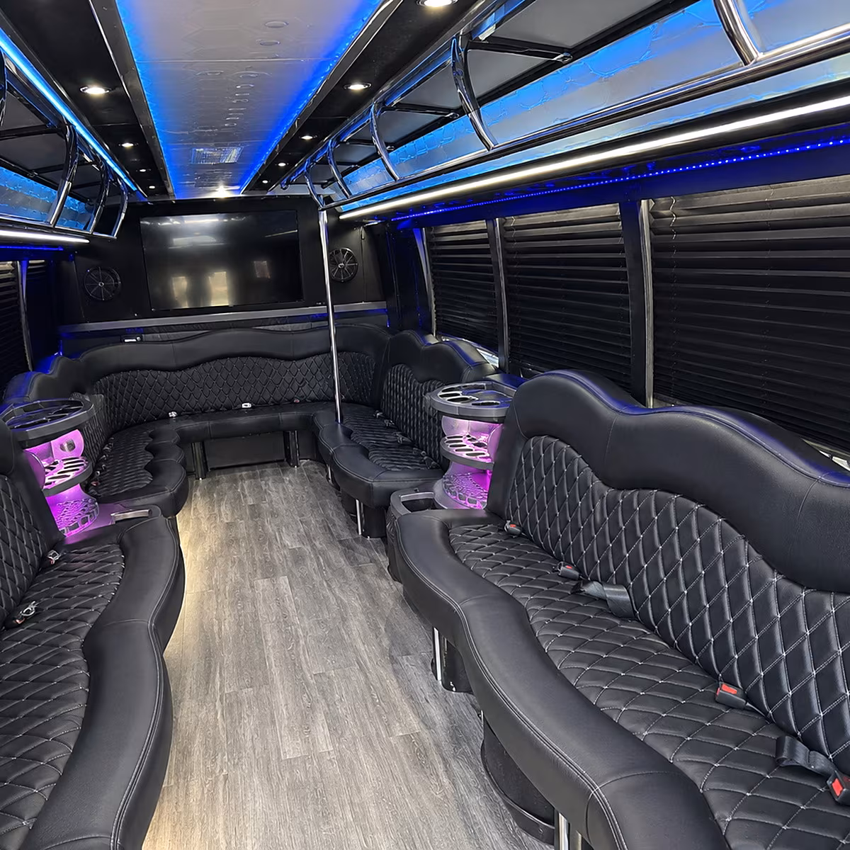 bakersfield concert party bus rental