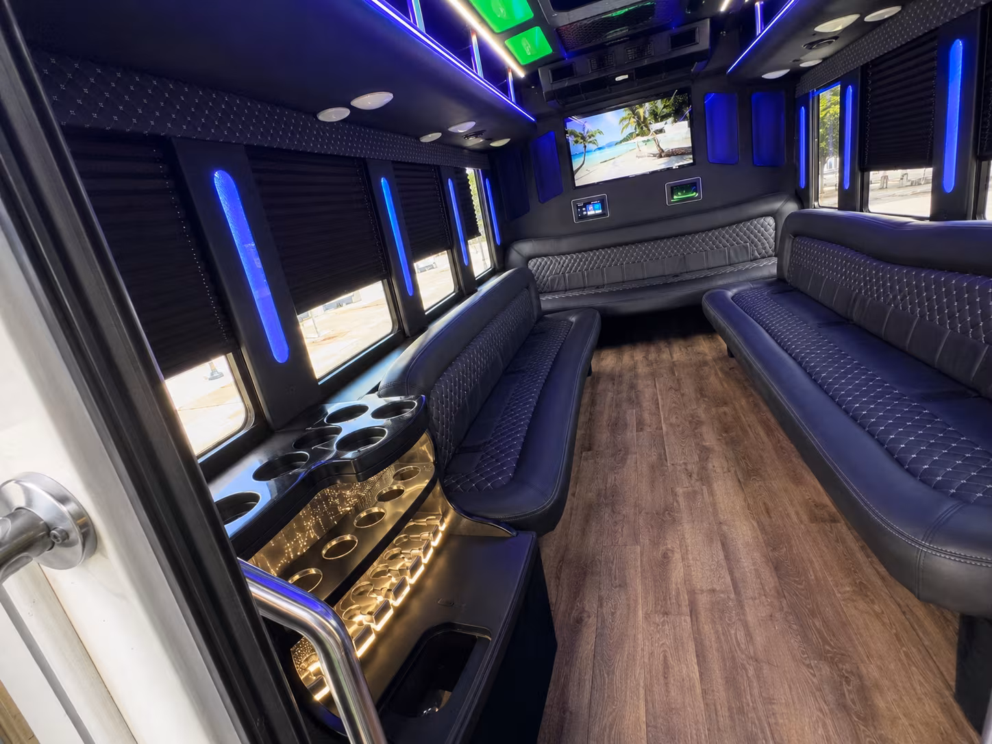 bakersfield holiday party bus rental