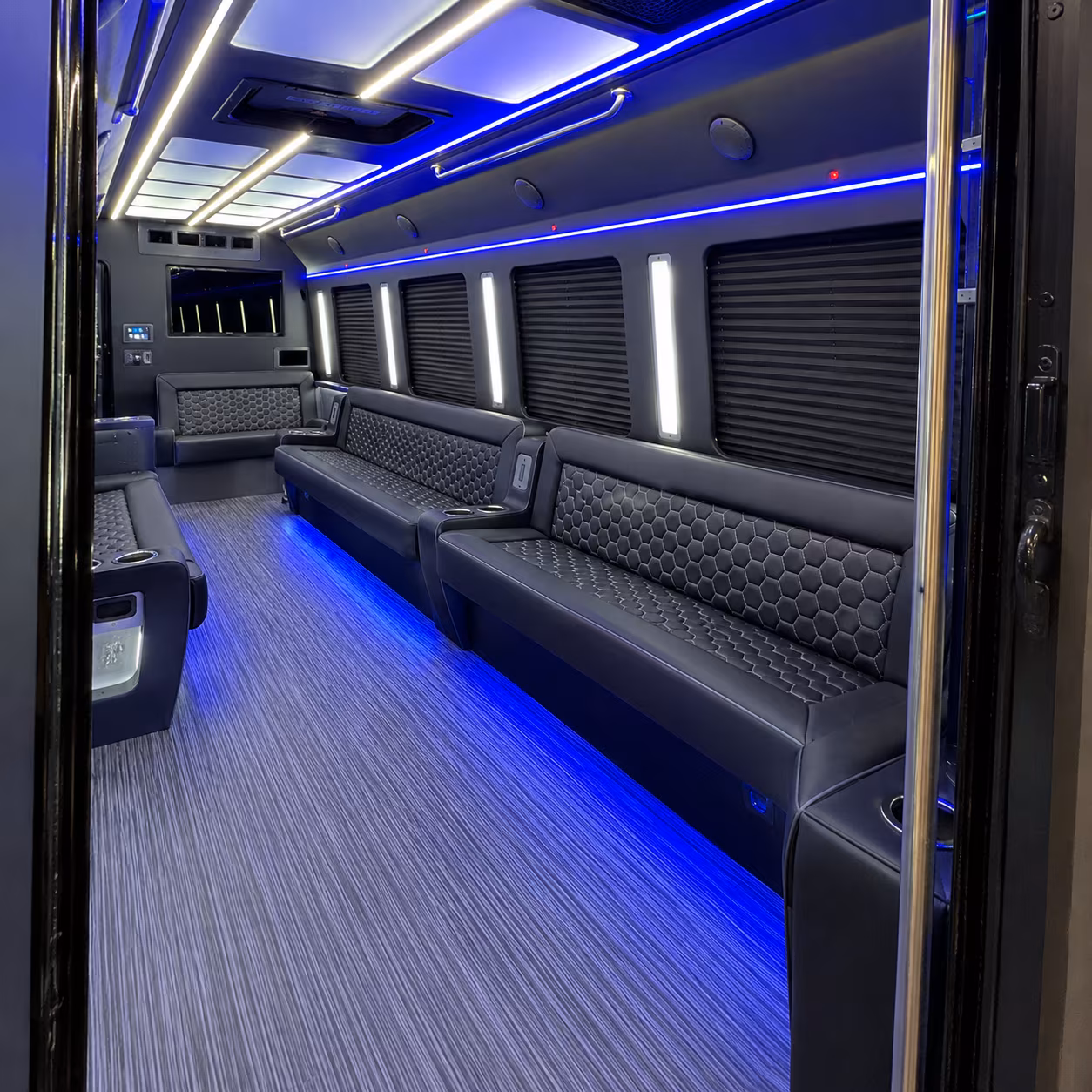 bakersfield party bus interior